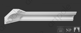 Карниз гладкий Artpole