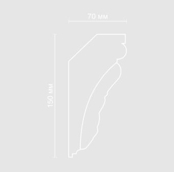 Карниз орнаментальный Artpole