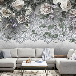 Обои Artmegahome Дизайнерские цветы