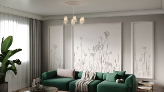 Гипсовое панно