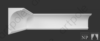 Карниз гладкий Artpole