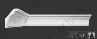 Карниз гладкий Artpole