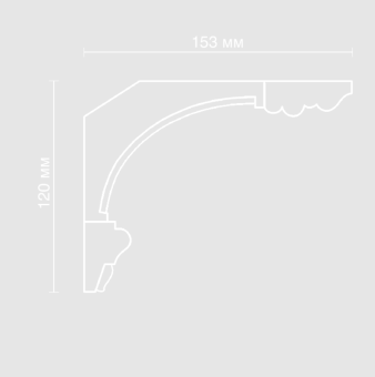 Карниз орнаментальный Artpole