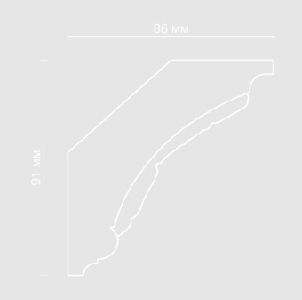 Карниз орнаментальный Artpole