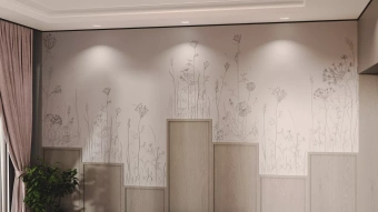 Гипсовое панно