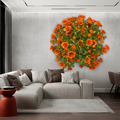 Обои Artmegahome Дизайнерские цветы