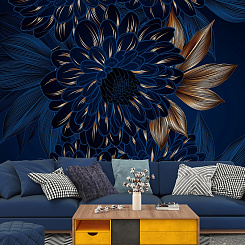 Обои Artmegahome Дизайнерские цветы
