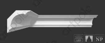 Карниз гладкий Artpole