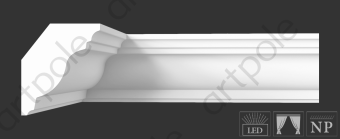 Карниз гладкий Artpole