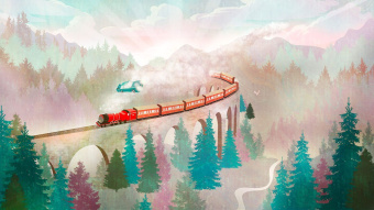 Фотообои Respace Детские  Хогвартс экспресс