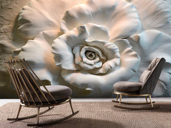 Фотообои Artmegahome Дизайнерские цветы