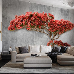 Обои Artmegahome Дизайнерские цветы
