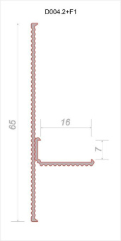 Теневой профиль Engineering Универсальный Анодированный 