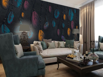 Фотообои Artmegahome Перья