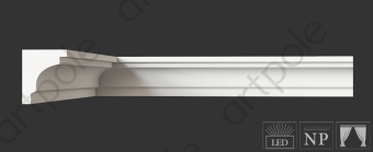 Карниз гладкий Artpole