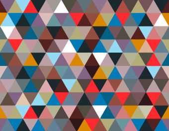 Фотообои Respace Геометрия Калейдоскоп (контрастные)