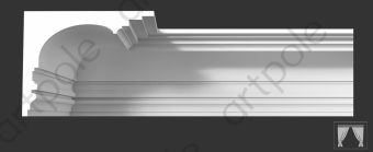 Карниз гладкий Artpole