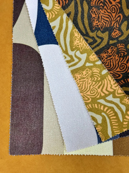 Ткань Wall Street с печатью