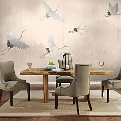 Обои Artmegahome Фламинго и птицы