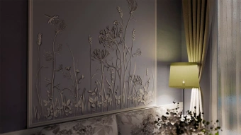 Гипсовое панно