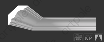 Карниз гладкий Artpole