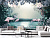 Обои Artmegahome Фламинго и птицы