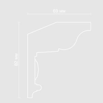 Карниз орнаментальный Artpole