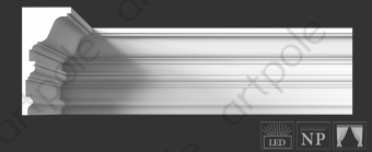 Карниз гладкий Artpole