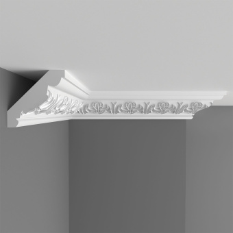 Плинтус потолочный с рисунком DECOMASTER