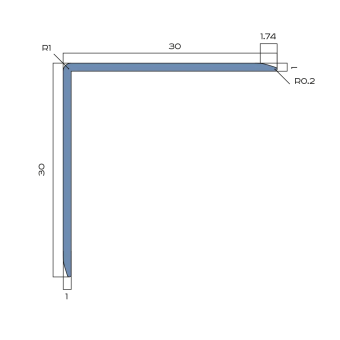 Угол защитный NEEXY