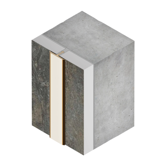 T-профиль полукруглый латунь NEEXY