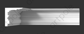 Карниз гладкий Artpole