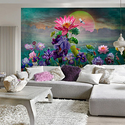 Обои Artmegahome Дизайнерские цветы