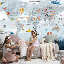 Обои Artmegahome Детские карты