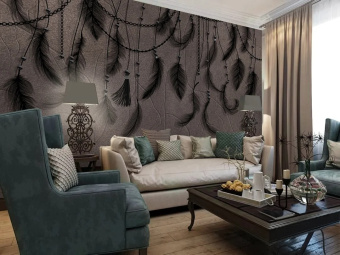 Фотообои Artmegahome Перья