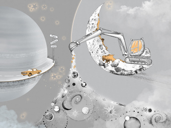 Фотообои Wall Street Cosmos-25