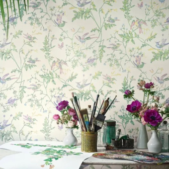 Обои Cole & Son Selection of Hummingbirds