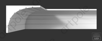 Карниз гладкий Artpole