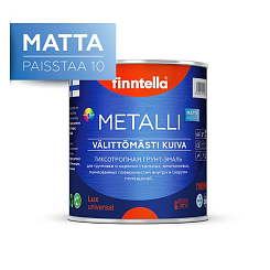 Эмаль ANTICORR 3 в 1 - прямо по ржавчине Finntella METALLI Matta Välittömästi kuiva