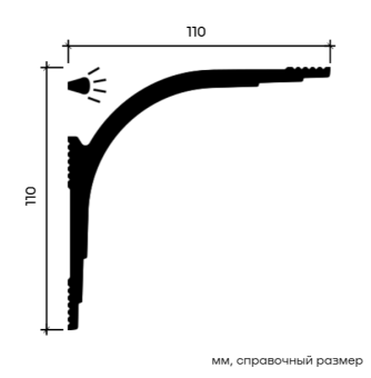 Карниз Европласт