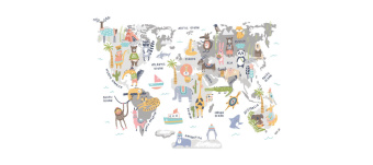 Фотообои Respace Детские  Кто где живет