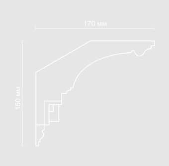 Карниз орнаментальный Artpole