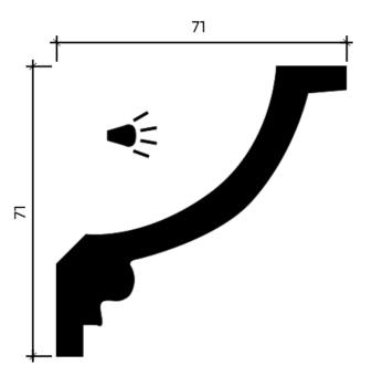 Карниз Европласт