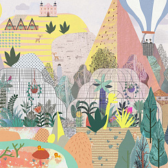 Фотообои Wall Street City Garden