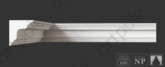 Карниз гладкий Artpole