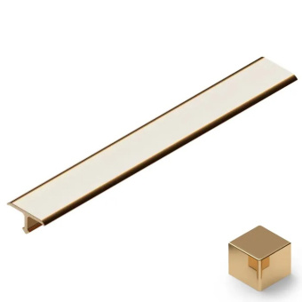 T-профиль полукруглый латунь NEEXY