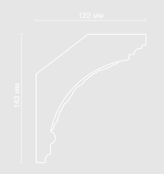 Карниз орнаментальный Artpole