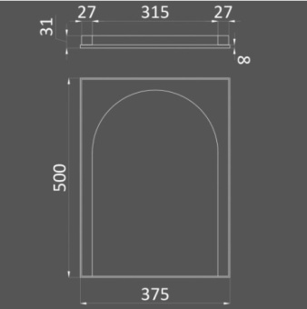Гипсовое панно Artpole