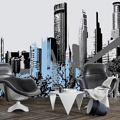 Обои Artmegahome Небоскребы и мосты