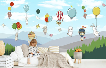 Фотообои Artmegahome Детские шары